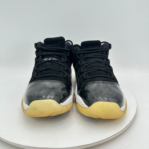 Nike Air Jordan 11 Retro Low Youth Size 7Y Women 8.5 528896-010 Baron Black Shoe - Picture 2 of 11
